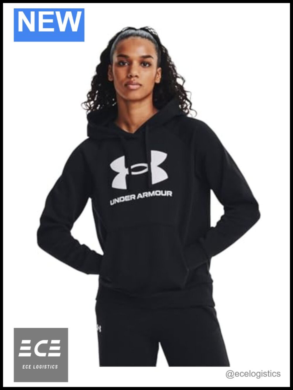 Womens Rival Fleece Big Logo Hoodie Loose Fit Long Sleeve